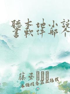 听本地小说的听书软件哪个好