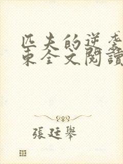 匹夫的逆袭刘汉东全文阅读无删减