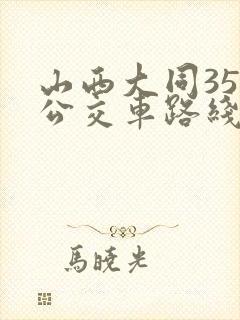 山西大同35路公交车路线图