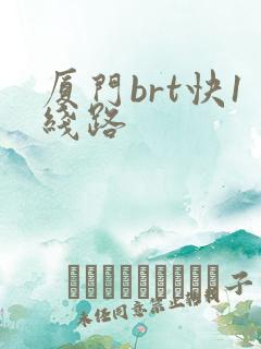 厦门brt快1线路