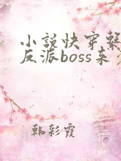 小说快穿系统之反派boss来袭