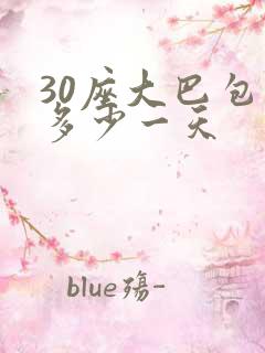 30座大巴包车多少一天