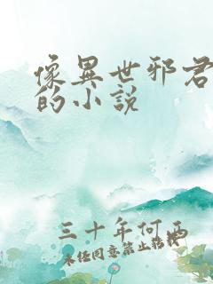 像异世邪君一样的小说