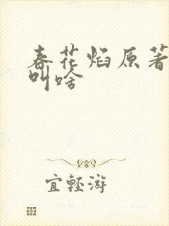 春花焰原著小说叫啥