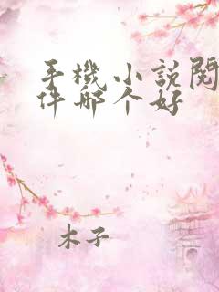 手机小说阅读软件哪个好
