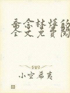 乔念林烨的小说全文免费阅读无弹窗