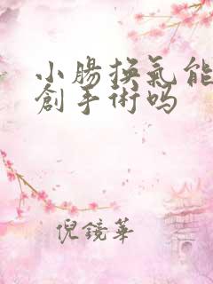 小肠换气能做微创手术吗