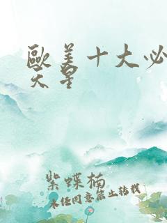 欧美十大必看满天星