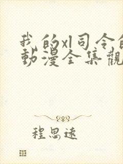 我的xl司令的动漫全集观看