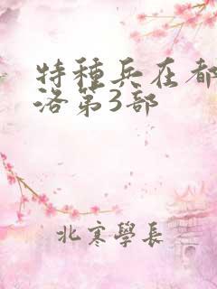 特种兵在都市杨洛第3部