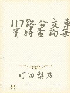 117路公交车实时查询每班时间 117路公交车实时查询每班时间