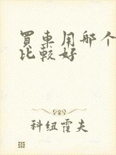 买车用哪个软件比较好