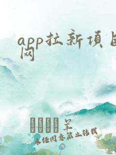 app拉新项目网
