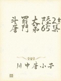 斗罗大陆2绝世唐门第65集 斗罗大陆2绝世唐门第65集
