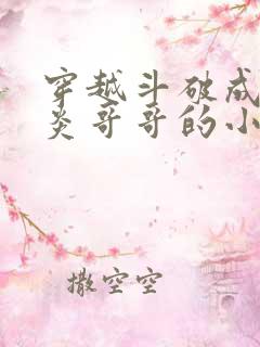 穿越斗破成为萧炎哥哥的小说