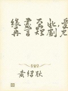 缘尽至此,爱不再言短剧免费 缘尽至此,爱不再言短剧免费
