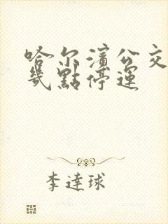 哈尔滨公交晚上几点停运
