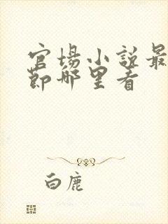 官场小说最新章节哪里看