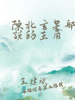 陈北玄是哪部小说的主角