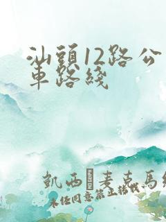 汕头12路公交车路线