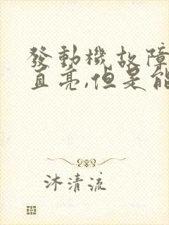 发动机故障灯一直亮,但是能正常行驶