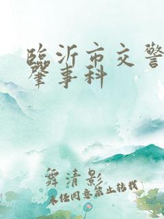 临沂市交警支队肇事科 临沂市交警支队肇事科