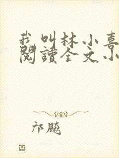 我叫林小喜免费阅读全文小说