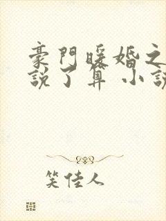 豪门暖婚之夫人说了算 小说