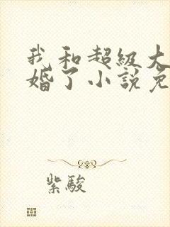 我和超级大佬隐婚了小说免费看 我和超级大佬隐婚了小说免费看