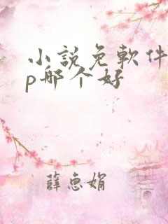 小说免软件app哪个好