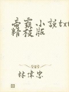 帝霸小说txt精校版 帝霸小说txt精校版