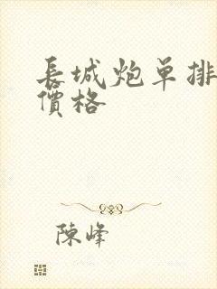 长城炮单排皮卡价格