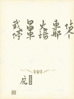 武昌火车站附近停车场哪个便宜