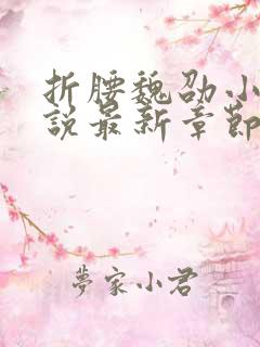折腰魏劭小乔小说最新章节在线