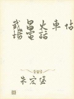 武昌火车站停车场电话