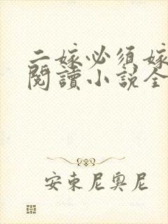 二嫁必须嫁太子阅读小说全文