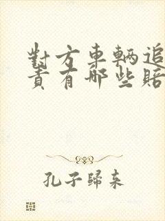 对方车辆追尾全责有哪些赔偿