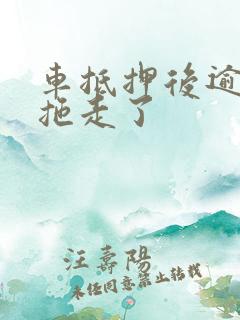 车抵押后逾期被拖走了