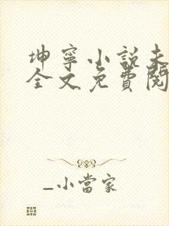 坤宁小说未删版全文免费阅读