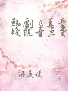 韩剧《真爱》在线观看免费