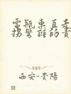 电瓶车直走撞到拐弯谁的责任