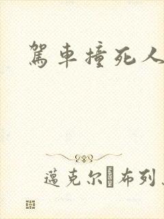 驾车撞死人判刑