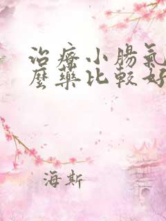 治疗小肠气吃什么药比较好