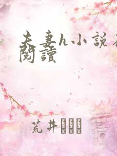夫妻h小说在线阅读
