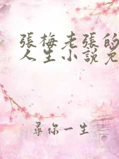 张梅老张的风流人生小说免费阅读