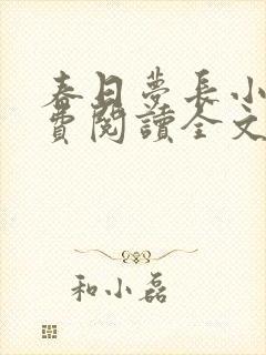 春日梦长小说免费阅读全文