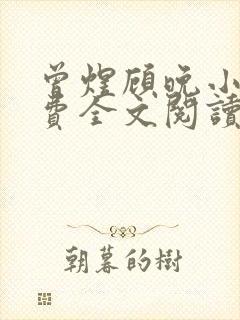 曾煜顾晚小说免费全文阅读无弹窗