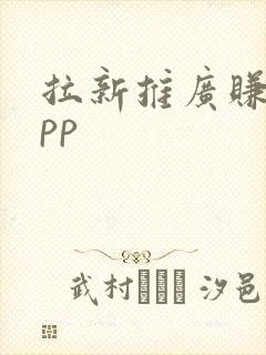 拉新推广赚钱app