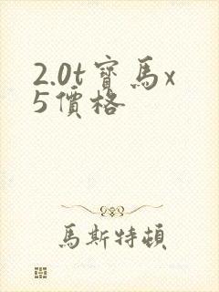 2.0t宝马x5价格