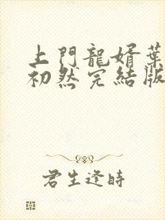 上门龙婿叶辰萧初然完结版大结局